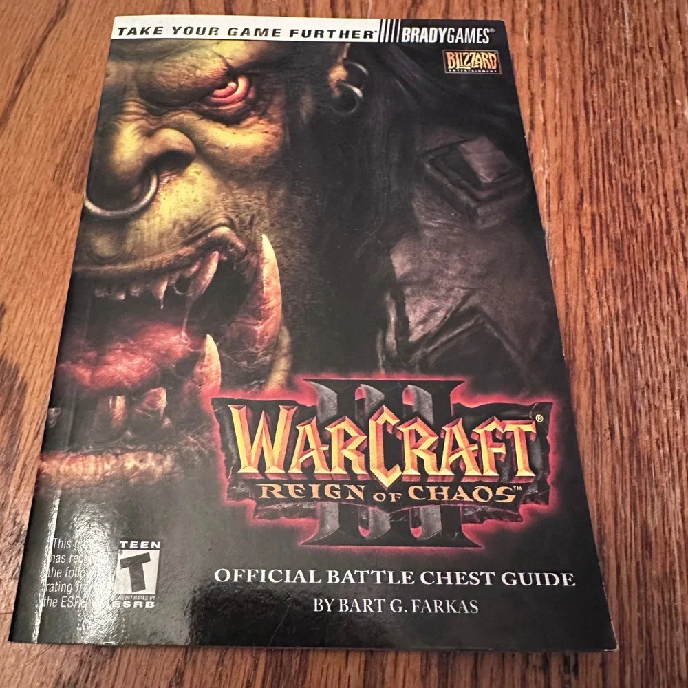 Blizzard Warcraft III Official Battle Chest Guides & Game Manual Set PC